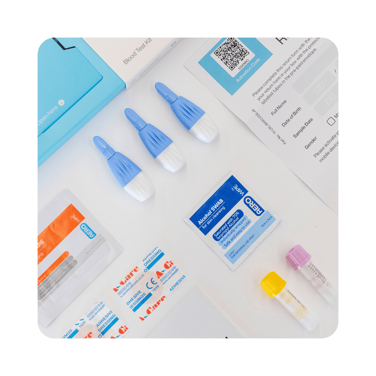 Male Hormone Test &amp; Health Platform Test Kit OptimallyMe 